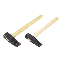 Railway high carbon steel steel stack high hardness ax plus hardwood handle railway repair and maintenance hammer ax special tool