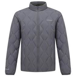 Bosideng 2024 Spring New Short Stand Collar Down Jacket Men's Autumn Layering Simple and Thin Feather