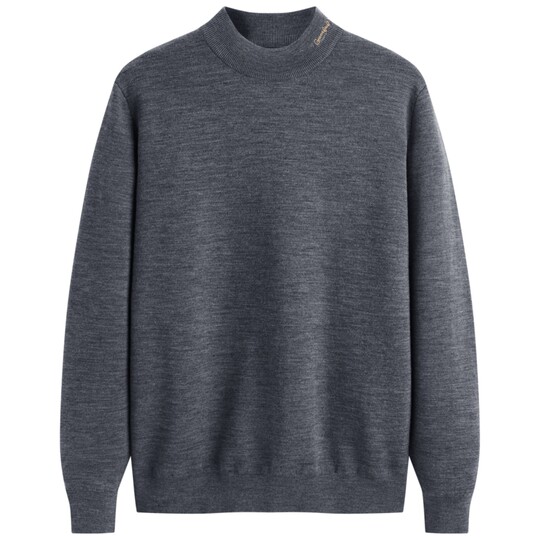 PEACEBIRD Cárdigan con cuello medio tortuga para hombre