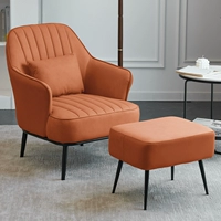 Легкая роскошная оранжевая технология ткань+педаль