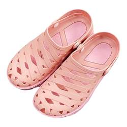 ນໍາເຂົ້າຫວຽດນາມ Wentu Sandals ແມ່ຍິງຢາງພາລາທໍາມະຊາດ Sandals Silicone Crocs ເກີບ Baotou ຫາດຊາຍເກີບ trendy Summer