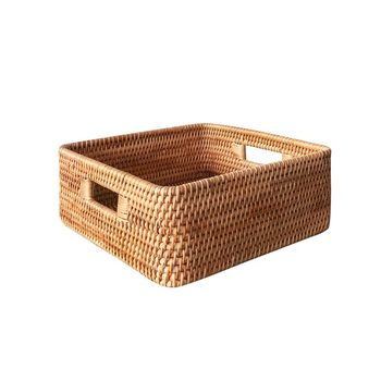 Vietnamese rattan storage basket dirty clothes snacks toys
