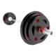 Mengyi barbell plate rubber-coated iron core is strong and durable
