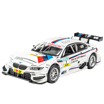 BMW M3 sport car alloy car model 1:32 track racing children's boy pull back simulation model toy car