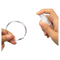Silver jewelry special silver washing water wipe silver cloth 999 gold jewelry oxidation and blackening cleaning liquid polishing cleaner does not damage silver