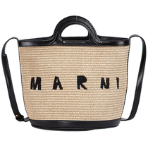 ЭМБЛЕМА МАРКИ MARNI LADY С ОДНИМ ПЛЕЧОМ-НА СУМКЕ SATCHEL WEAVE