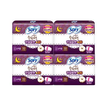Guailang night sanitary napkins 42cm 4 pack