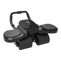 2024 new four-wheel elbow support automatic rebound abdominal wheel for men and women sports abdominal muscle artifact abdominal fitness equipment