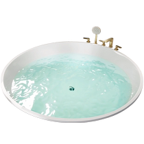 Kokang light luxury hotel B&B home round villa thin edge design embedded bathtub 1 2-1 5 meters 733