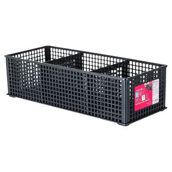 Japan imported office desk debris sorting frame partition basket storage box plastic partition storage basket small basket
