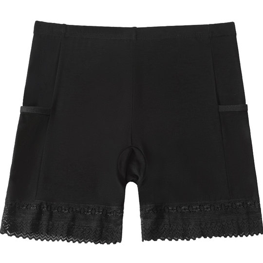 1/2 упаковки трехточечных защитных брюк с карманами, защитное кружево, летние тонкие, толстые мм, страховочные леггинсы большого размера для женщин