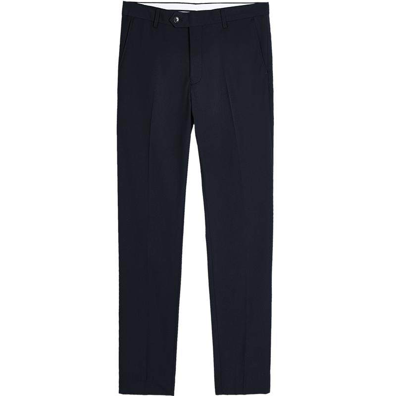 Men's gray business casual slim fit for trousers