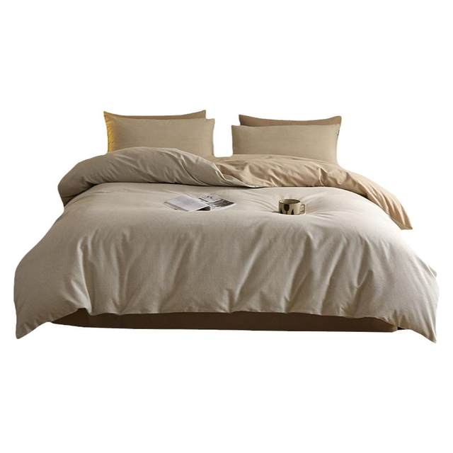 Jieliya cotton thickened and furted four-piece set pure cotton