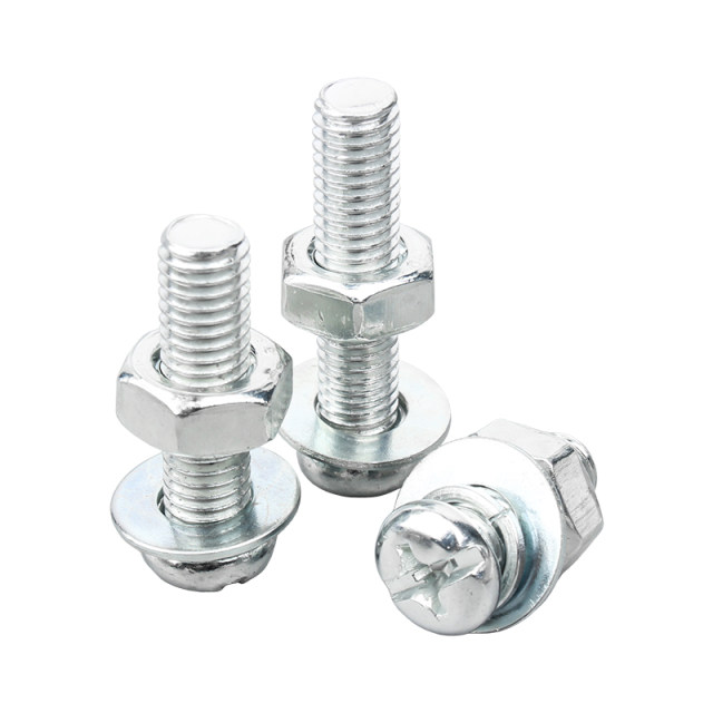Guwanji cross round head screw combination set