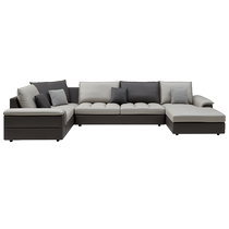 Quanyou Home 2024 New Technology Fabric Sofa Modern Simple Living Room Corner Concubine Sofa 111130