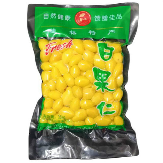 Special grade white nuts shelled and peeled ginkgo vacuum packed