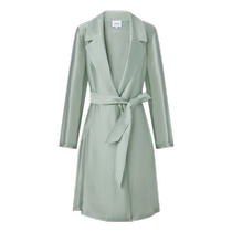 PORTS Womens Spring Simple Aurora Green Light and Translucent Windbreaker LP8T027RWR003