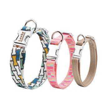 Pet cat small dog collar nobiri free engraving