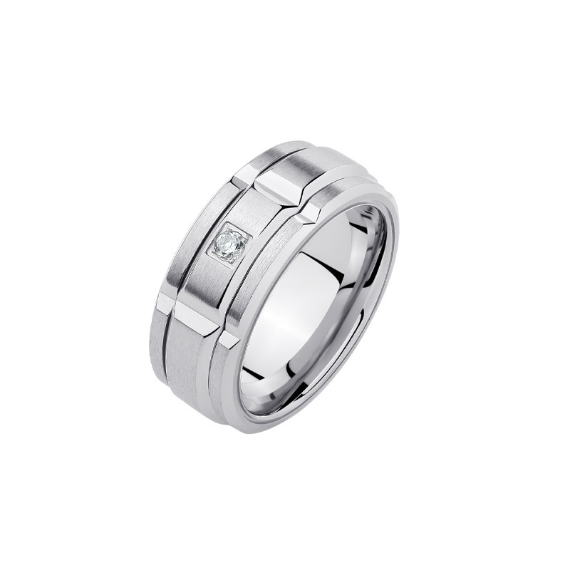 Brosway European and American fashionable titanium steel ring for men