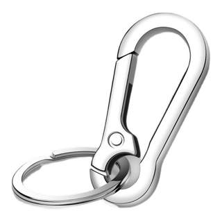 304不锈钢钥匙扣汽车钥匙链挂件加厚钥匙扣男士挂件圈高档快挂环