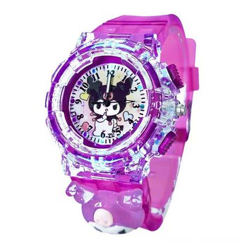 Children's watch toy girl sanli kindergarten girl glowing electronic gull cartoon luminous kulomi 3 years younger