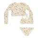 Ryleecru girl princess style short-sleeved swimsuit