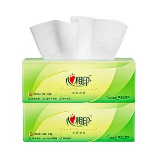 【品质推荐】心相印茶语加厚品质升级加量原木亲肤家庭可湿水擦手