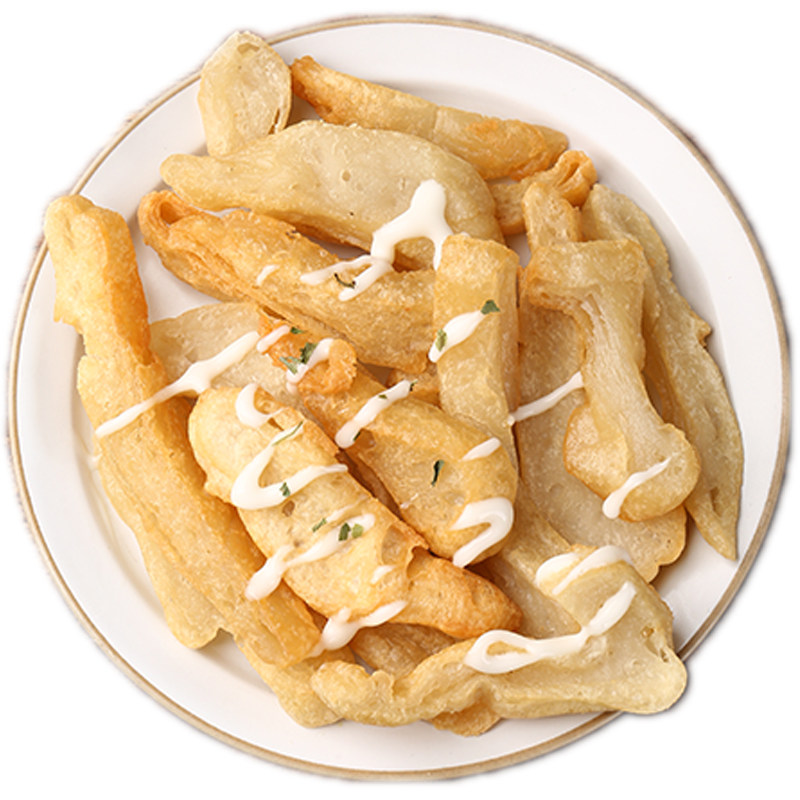 Taiwanese sweet and spicy fish and chips commercially available in large packaging