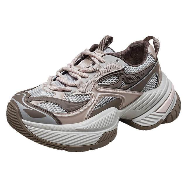 Yierkan women's shoes dad shoes mecha thick sole trendy cool