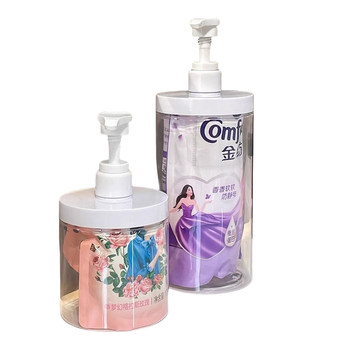 Laundry detergent bottle press type large capacity storage bottle