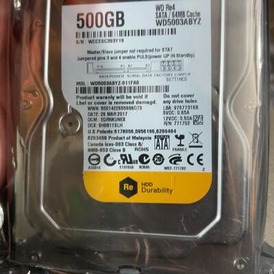 [Пожалуйста, запрашивайте] Механический жесткий диск Western Digital WD500G, новый, один в наличии, цена указана.