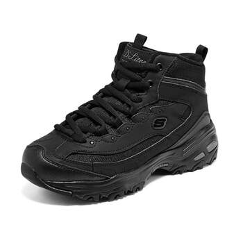 Skechers winter comfortable panda shoes plus velvet dad shoes