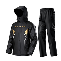 Bimei Motorcycle Raincoat for Adults, Split-Type Raincoat for Men, Suitable for Delivery Riders, Full-Body Storm-Proof, Enlarged and Thickened