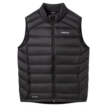 Pathfinder down vest ຜູ້ຊາຍ 25 ດູໃບໄມ້ລົ່ນແລະລະດູຫນາວການເກັບຮັກສາຄວາມຮ້ອນອົບອຸ່ນ fluffy windproof ນ້ໍາກາງແຈ້ງຍ່າງປ່າລົງ vest