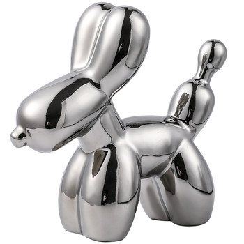 Ceramic ornaments creative balloon dog high-end small ornaments