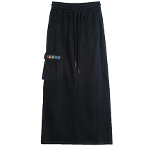 LALABOBO spring autumn new products cute fashion womens group sequin A type knitted long half body dress) LBCC-WXZQ26