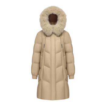 Bosideng fox fur collar removable hood down jacket