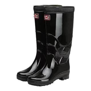 Xinxiongfeng medium and high-top men and women all seasons acid-resistant rain boots