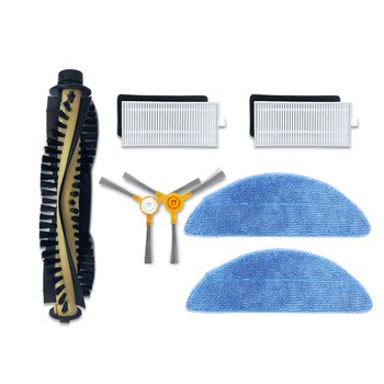 ເຫມາະສໍາລັບ Haier sweeping robot accessories TT50SSC T710L T520S main brush side brush filter mesh rag