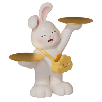 New rabbit piggy bank floor-standing ornament