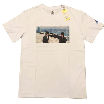 Spot 4PK Sipu Street Edison Chen Infernal Affairs Exhibition Limited Initial D Printed Short Sleeve Shirt