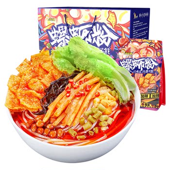 Haohuan snail noodles are spicy and smelly and convenient to eat