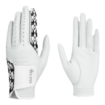 MO EYES Magic Eye Golf gloves Ladies genuine leather Import Sheep leather Magic sticker anti-slip breathable pair of hands golf