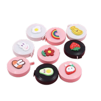 Portable measurements bust waist clothes tape height meter ruler soft ruler cartoon cute mini tape measure