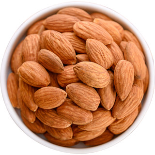 尚恰巴旦木仁原味坚果大杏仁500g扁桃仁干果零食罐装烘焙专用批发