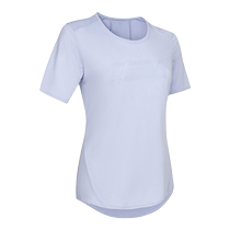 Decathlon sports top womens running yoga short-sleeved loose training blouse thin quick-drying T fitness wear SAT4