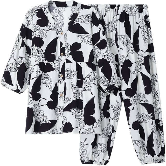 Lyocell pajamas ຮູບແບບໃຫມ່ຂອງແມ່ຍິງທີ່ມີນ້ໍາກ້ອນອົກຊີເຈນທີ່ມີຄວາມຮູ້ສຶກເຢັນ