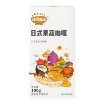 Akita Manman Curry Blocks Japanese Fruit and Vegetable Bibimbap Sauce Childrens Seasonings for Infants and Infants Supplementary Recipes