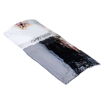 Curved tile transparent crystal brick glass brick shopping mall ceiling decoration internet celebrity bubble crystal hanging piece partition wall