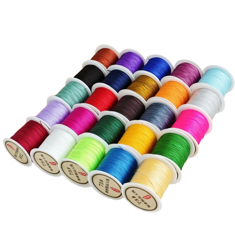No. 73 jade line 0.6mm wax jade thin thread DIY bracelet bead pendant line jewelry thread ring knitted